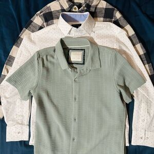 Bundle Green and White kids 8 size Shirts